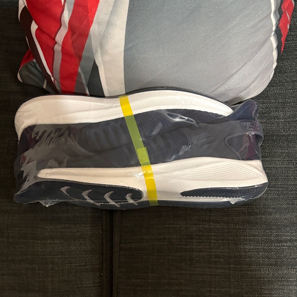 Navy and White Sneakers